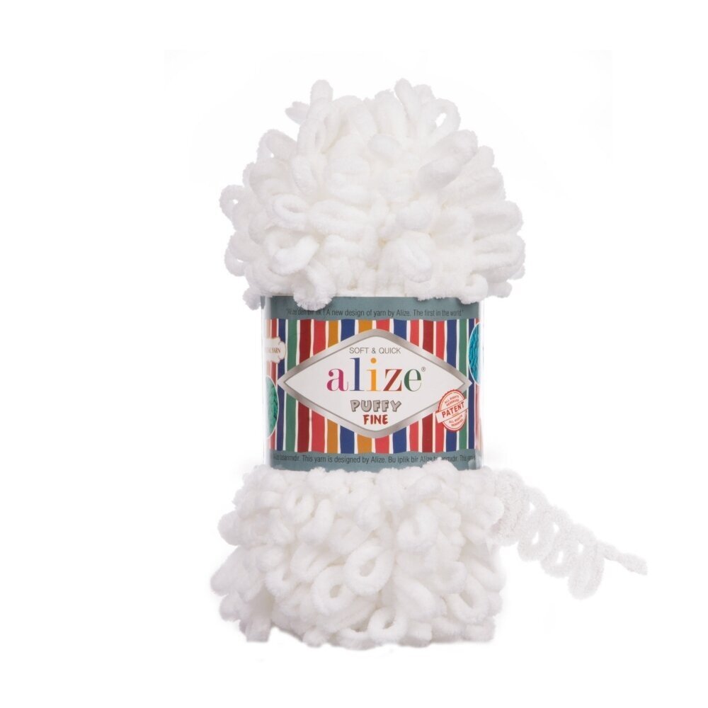 Alize Puffy Fine, 100g., 14m. Alize Puffy Fine, 100g., 14m.