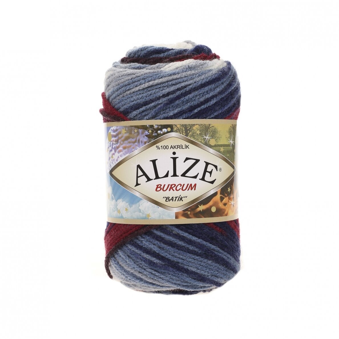 Alize Burcum Batik 2978, 100g., 210m. Alize Burcum Batik 2978, 100g., 210m.
