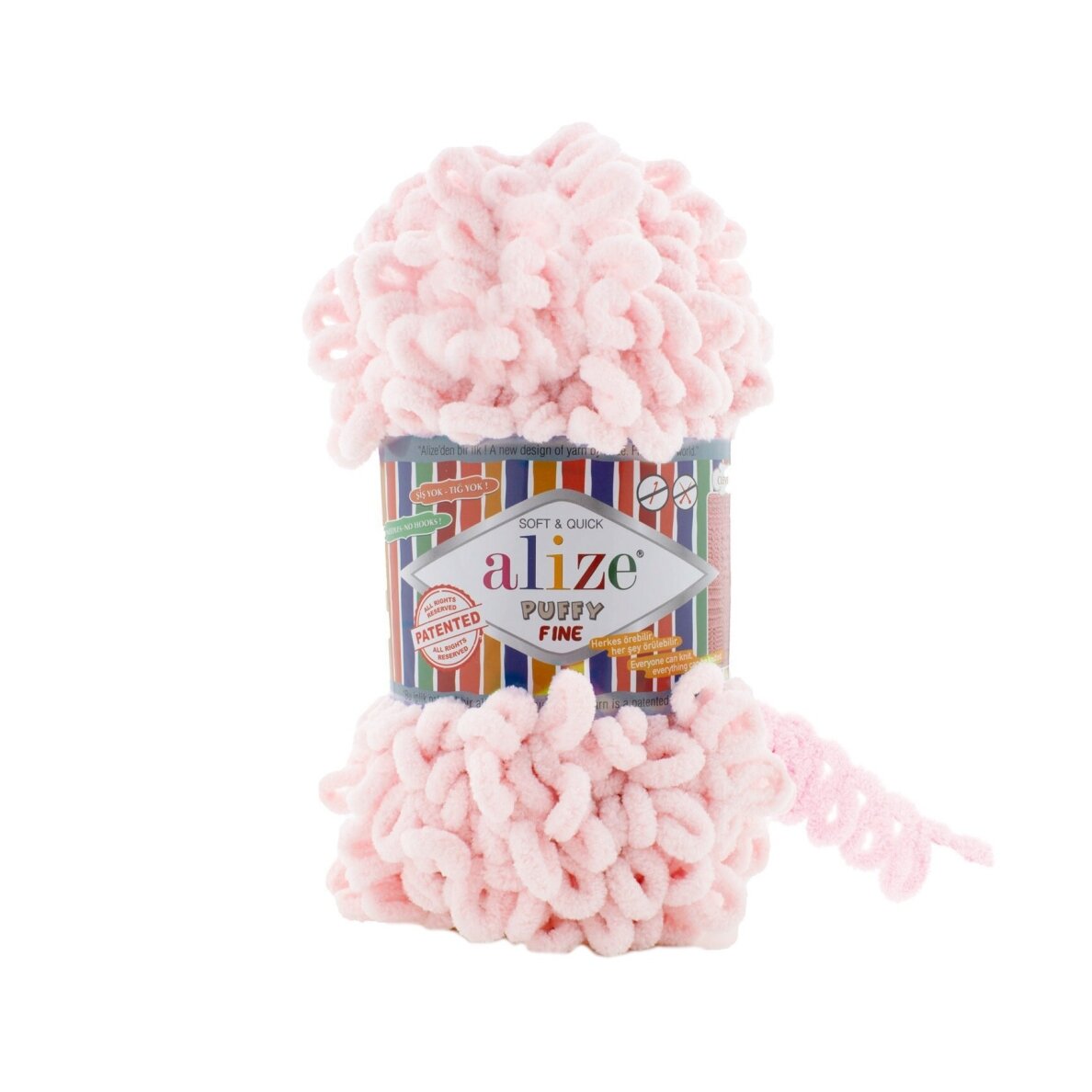 Alize Puffy Fine, 100g., 14m. Alize Puffy Fine, 100g., 14m.