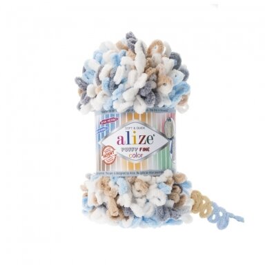 Alize Puffy Fine Color, 100g., 14.5m.