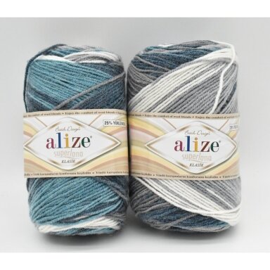Alize Superlana Klasik Batik, 100g.,  280m.