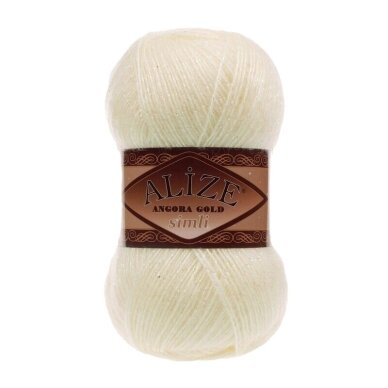 Alize Angora Gold Simli 01, 100 g, 500 m Alize Angora Gold Simli 01, 100 g, 500 m