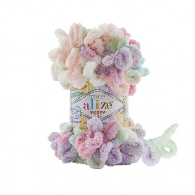 Alize Puffy Color, 100g., 9m. Alize Puffy Color, 100g., 9m.