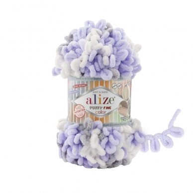 Alize Puffy Fine Color, 100g., 14.5m. Alize Puffy Fine Color, 100g., 14.5m.