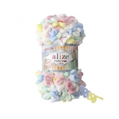Alize Puffy Fine Color, 100g., 14.5m. Alize Puffy Fine Color, 100g., 14.5m.