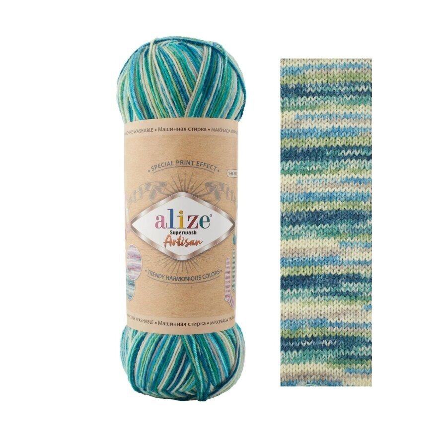 Alize Superwash Artisan, 100g., 420m. Alize Superwash Artisan, 100g., 420m.