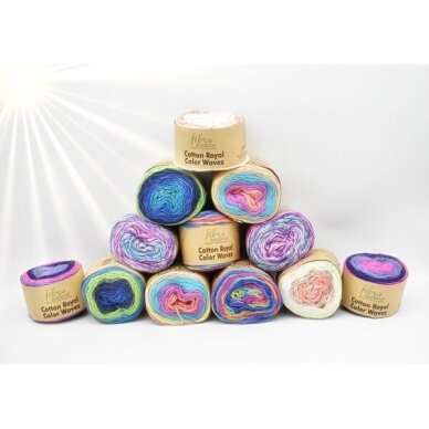 Cotton Royal Color Waves, 100g., 210m. 1 Cotton Royal Color Waves, 100g., 210m. 1
