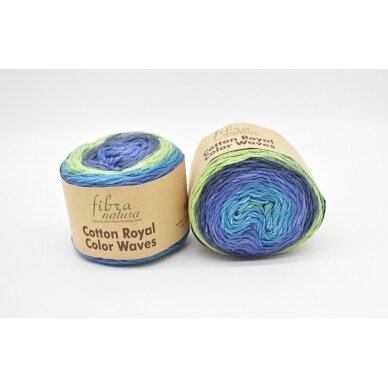 Cotton Royal Color Waves, 100g., 210m. Cotton Royal Color Waves, 100g., 210m.