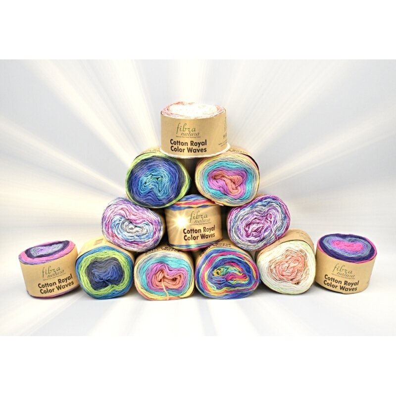 Cotton Royal Color Waves, 100g., 210m. 1 Cotton Royal Color Waves, 100g., 210m. 1
