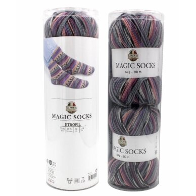 Etrofil Magic Socks, 2x50g., 420m. 1 Etrofil Magic Socks, 2x50g., 420m. 1