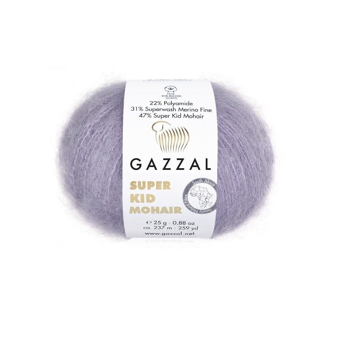 Gazzal Super Kid Mohair, 25g., 237m.