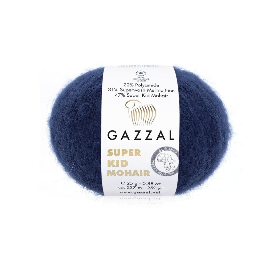 Gazzal Super Kid Mohair, 25g., 237m.