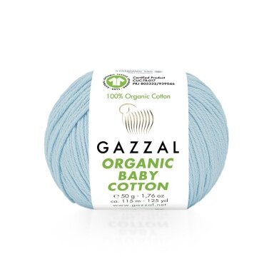 Gazzal Organic Baby Cotton,  50g., 115m.