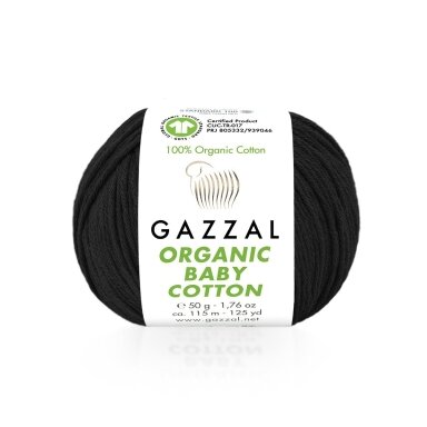 Gazzal Organic Baby Cotton, 50g., 115m. Gazzal Organic Baby Cotton, 50g., 115m.