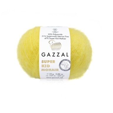 Gazzal Super Kid Mohair, 25g., 237m.