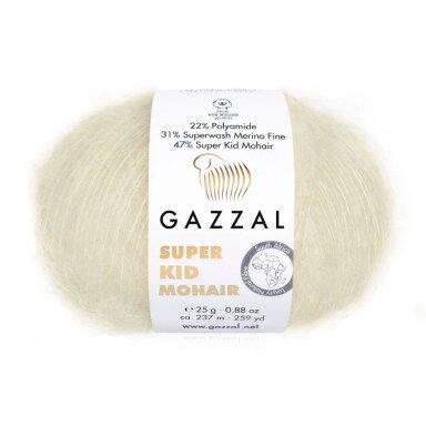 Gazzal Super Kid Mohair, 25g., 237m.