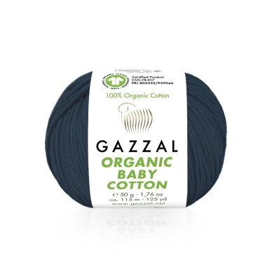 Gazzal Organic Baby Cotton, 50g., 115m. Gazzal Organic Baby Cotton, 50g., 115m.