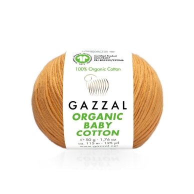 Gazzal Organic Baby Cotton, 50g., 115m. Gazzal Organic Baby Cotton, 50g., 115m.