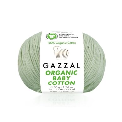 Gazzal Organic Baby Cotton, 50g., 115m. Gazzal Organic Baby Cotton, 50g., 115m.