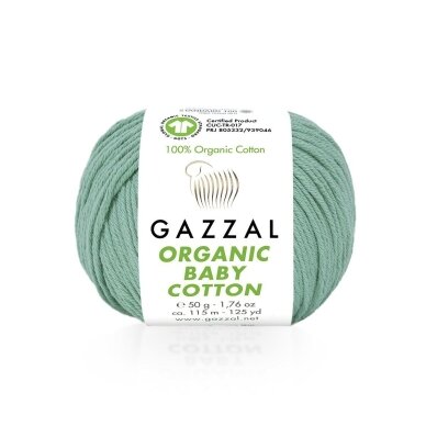 Gazzal Organic Baby Cotton, 50g., 115m. Gazzal Organic Baby Cotton, 50g., 115m.