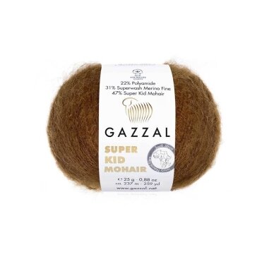 Gazzal Super Kid Mohair, 25g., 237m. Gazzal Super Kid Mohair, 25g., 237m.