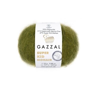 Gazzal Super Kid Mohair, 25g., 237m. Gazzal Super Kid Mohair, 25g., 237m.