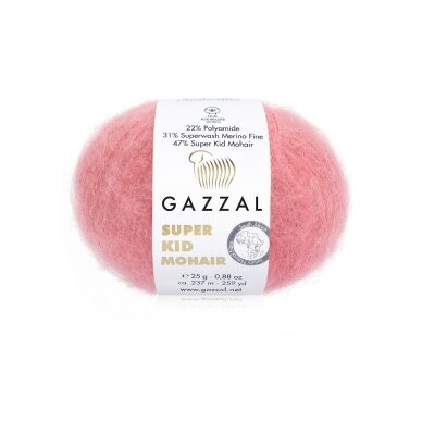 Gazzal Super Kid Mohair, 25g., 237m. Gazzal Super Kid Mohair, 25g., 237m.
