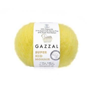 Gazzal Super Kid Mohair, 25g., 237m. Gazzal Super Kid Mohair, 25g., 237m.