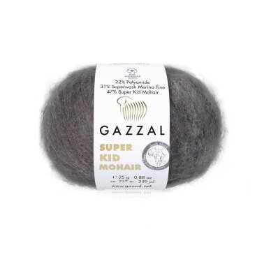 Gazzal Super Kid Mohair, 25g., 237m. Gazzal Super Kid Mohair, 25g., 237m.