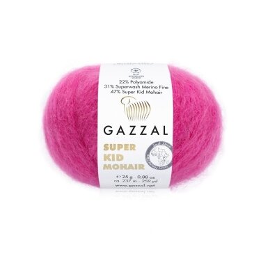 Gazzal Super Kid Mohair, 25g., 237m. Gazzal Super Kid Mohair, 25g., 237m.
