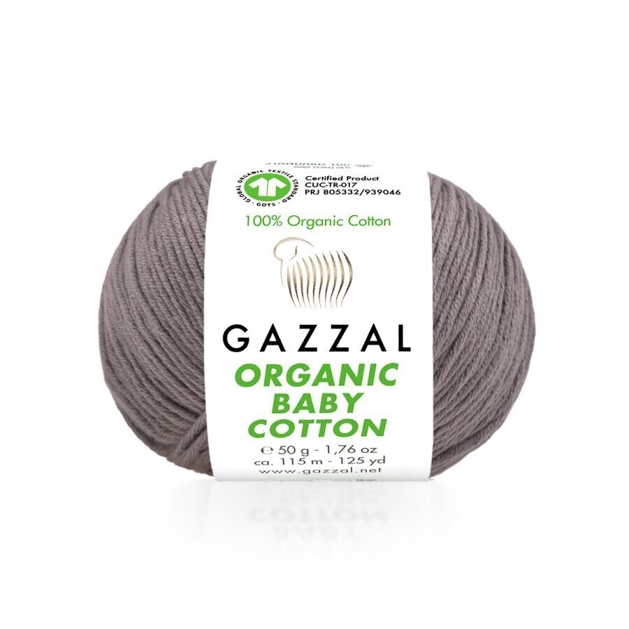 Gazzal Organic Baby Cotton, 50g., 115m. Gazzal Organic Baby Cotton, 50g., 115m.