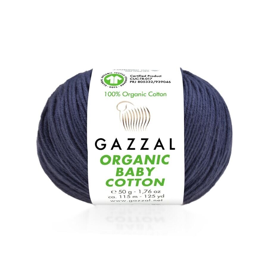 Gazzal Organic Baby Cotton,  50g., 115m.