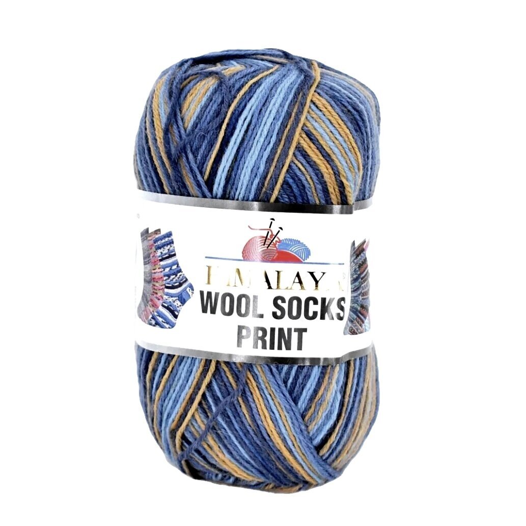 Himalaya Wool Socks Print, 100g., 400m. Himalaya Wool Socks Print, 100g., 400m.