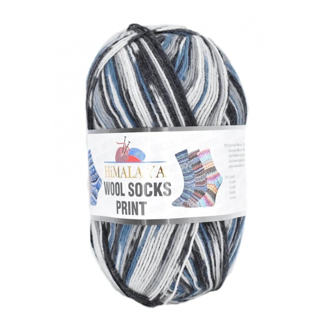 HİMALAYA Wool Socks Print, 100g., 400m. HİMALAYA Wool Socks Print, 100g., 400m.