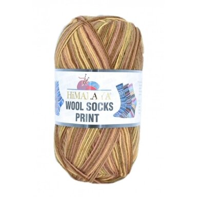 Himalaya Wool Socks Print, 100g., 400m.