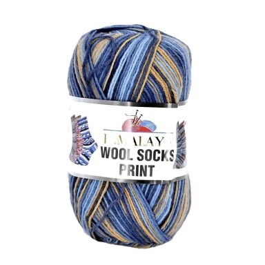 Himalaya Wool Socks Print, 100g., 400m.