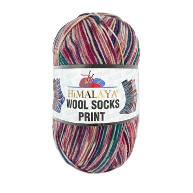 HİMALAYA Wool Socks Print, 100g., 400m.