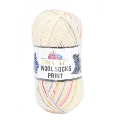 HİMALAYA Wool Socks Print, 100g., 400m.