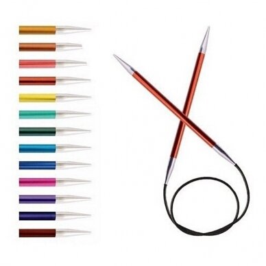 KnitPro Zing ,Circular Knitting Needles, 4 mm., 100 cm 1 KnitPro Zing ,Circular Knitting Needles, 4 mm., 100 cm 1