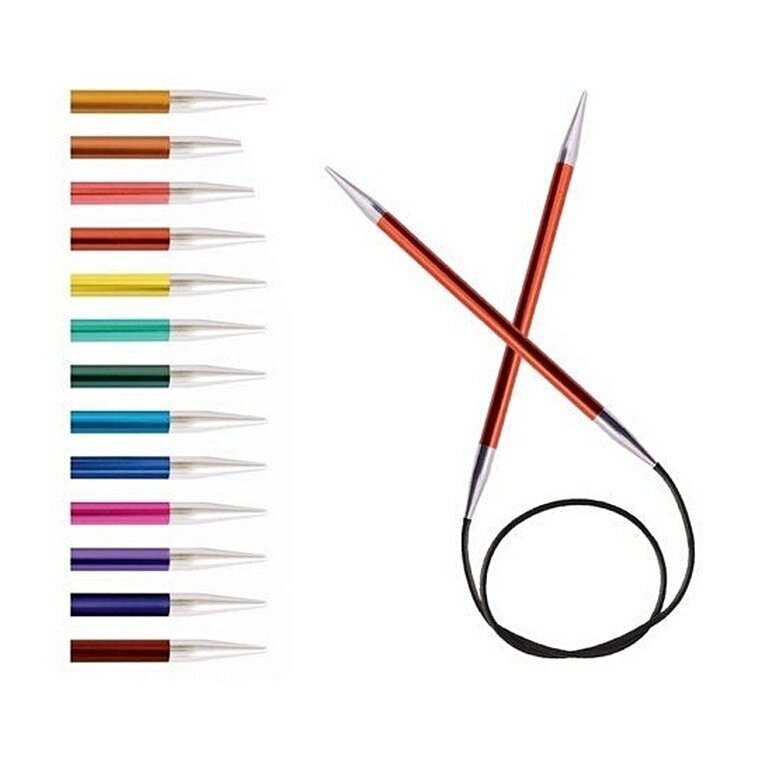 KnitPro Zing, virbalai su valu, 2.5 mm., 80 cm KnitPro Zing, virbalai su valu, 2.5 mm., 80 cm