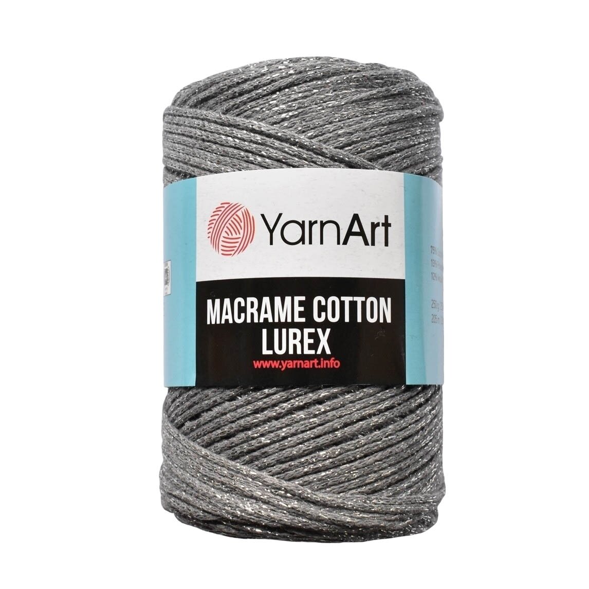 Macrame Cotton Lurex, 250г, 205м Macrame Cotton Lurex, 250г, 205м