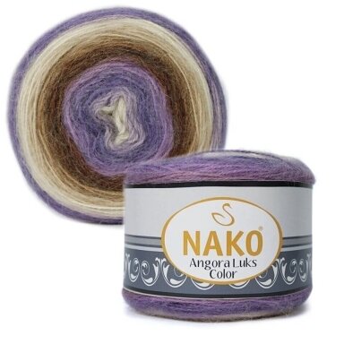 Nako Angora Luks Color 81921, 150g., 810m.