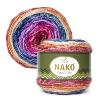 Nako Peru Color 32187, 100 g, 310 m