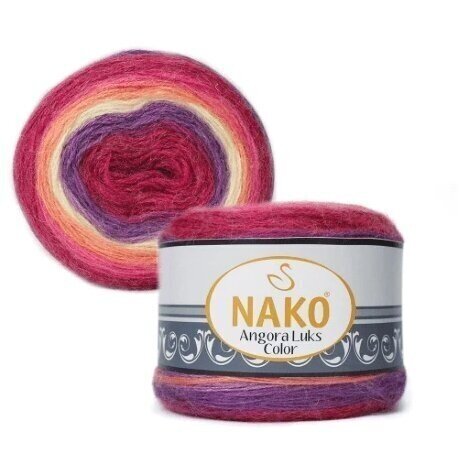 Nako Angora Luks Color 81917, 150g., 810m. Nako Angora Luks Color 81917, 150g., 810m.