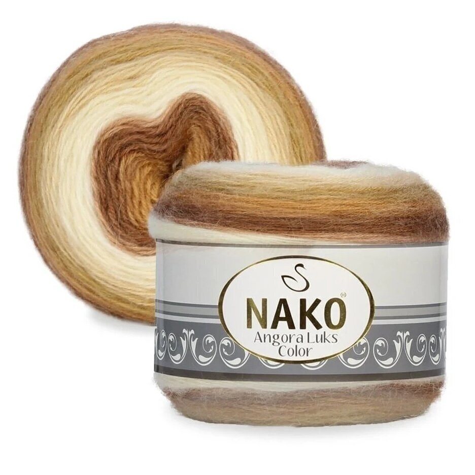 Nako Angora Luks Color 82359, 150g., 810m.