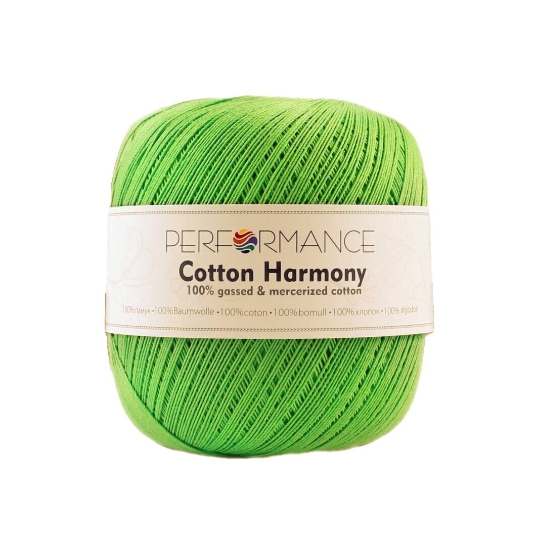 Performance Yarn Cotton Harmony, 100g., 560m. Performance Yarn Cotton Harmony, 100g., 560m.