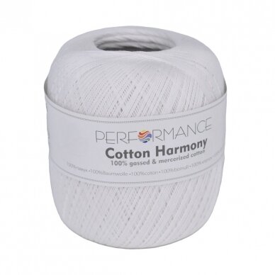 Performance Yarn Cotton Harmony, 100g., 560m. Performance Yarn Cotton Harmony, 100g., 560m.