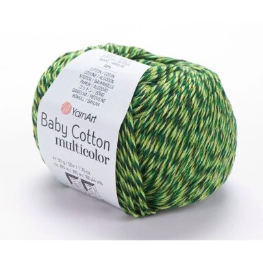YarnArt Baby Cotton Multicolor, 50g., 165m.