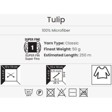 YarnArt Tulip, 50g., 250m.