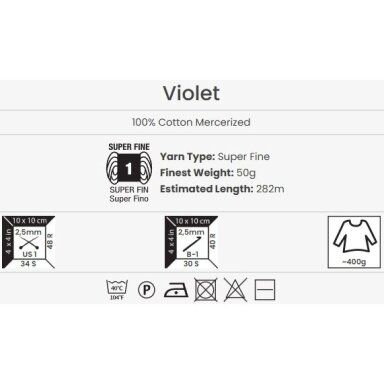 YarnArt Violet, 50g., 282m.